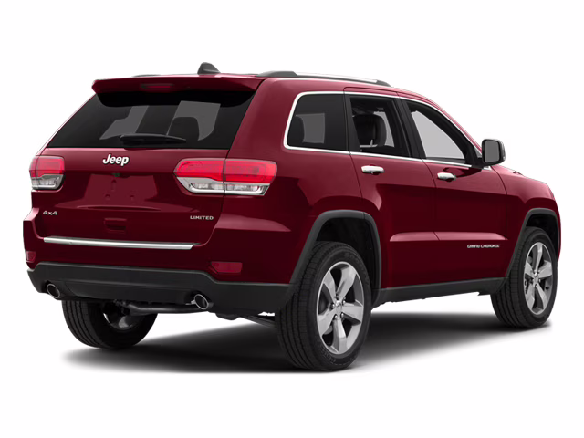 2014 Deep Cherry Red Crystal Pearlcoat Jeep Grand Cherokee Overland RWD SUV