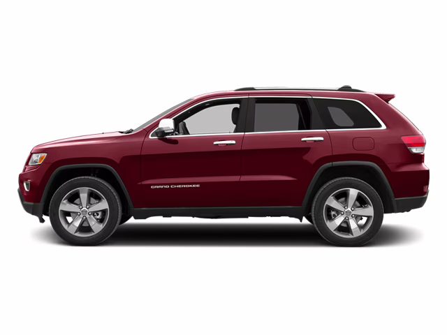 2014 Deep Cherry Red Crystal Pearlcoat Jeep Grand Cherokee Overland RWD SUV