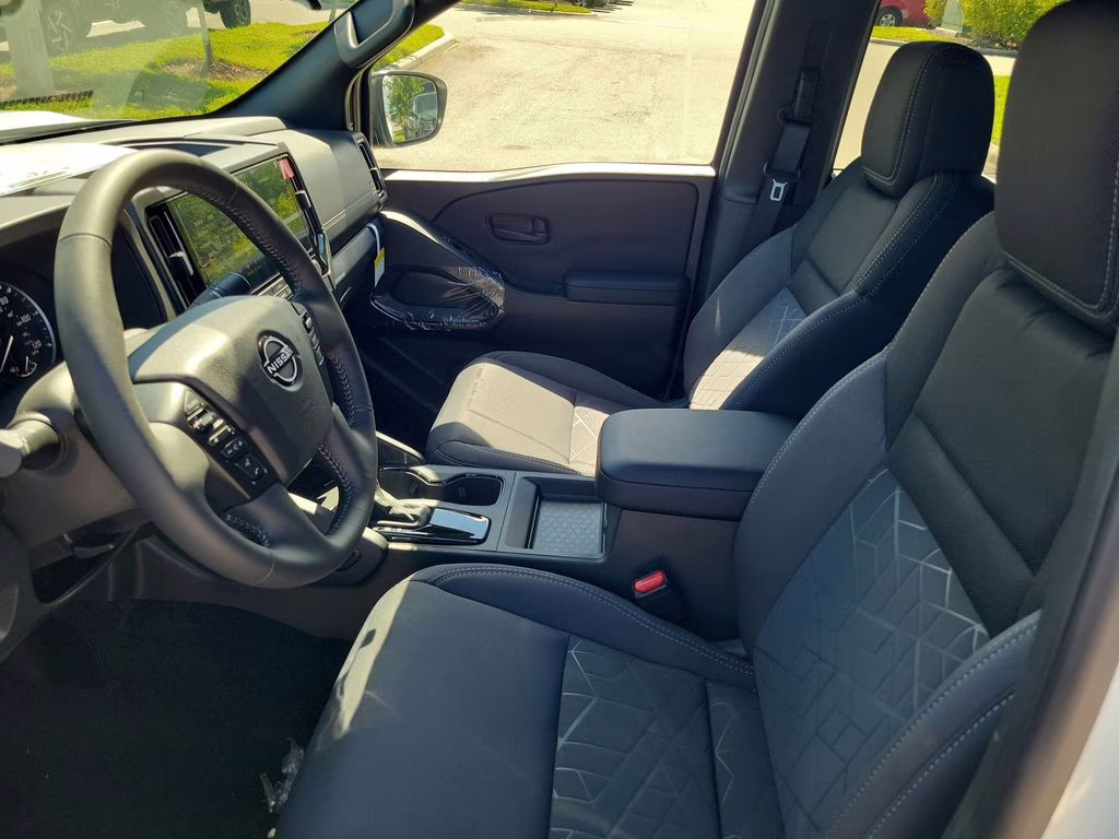 2026 Glacier White Nissan Frontier SV RWD Truck