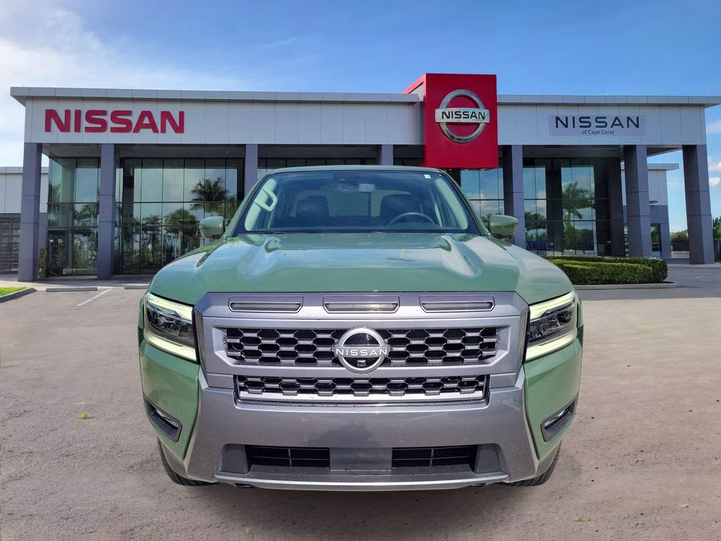 2025 Tactical Green Metallic Nissan Frontier SL 4X4 Truck