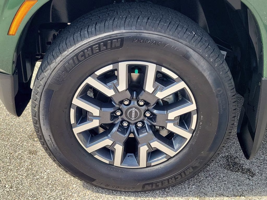 2025 Tactical Green Metallic Nissan Frontier SL 4X4 Truck