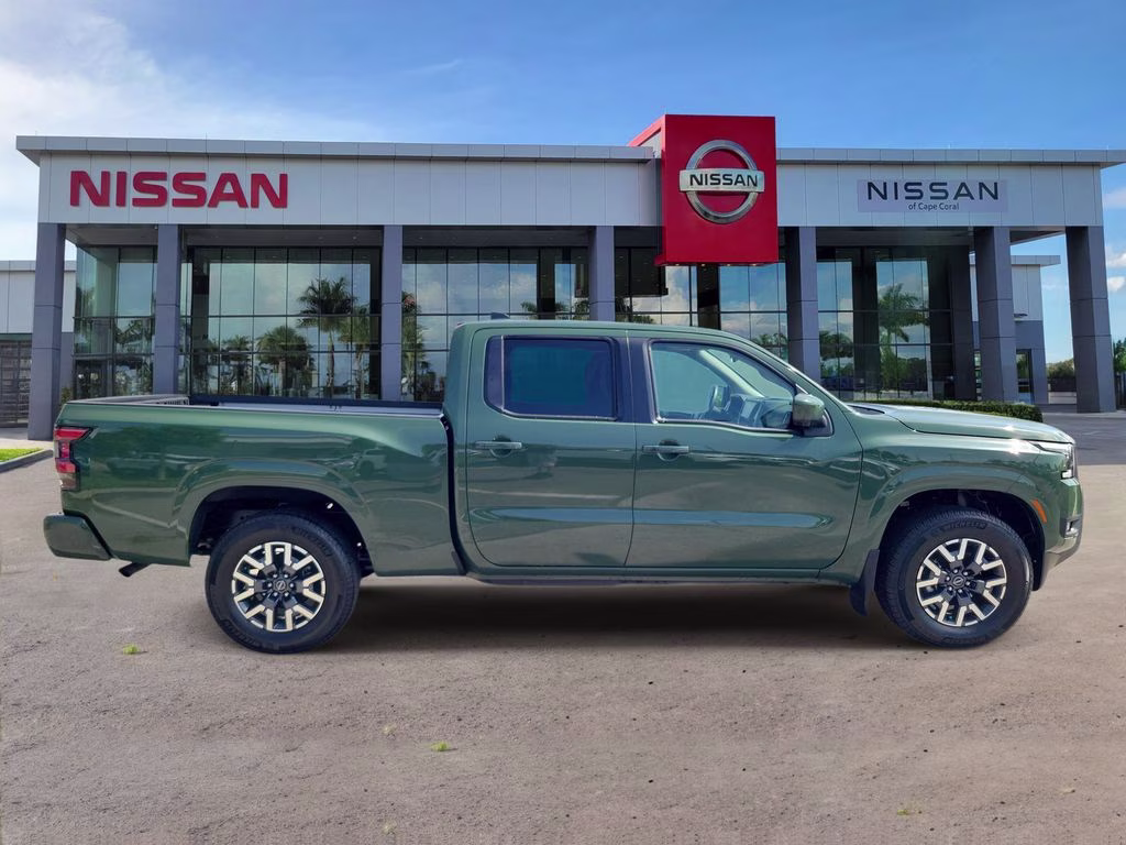 2025 Tactical Green Metallic Nissan Frontier SL 4X4 Truck