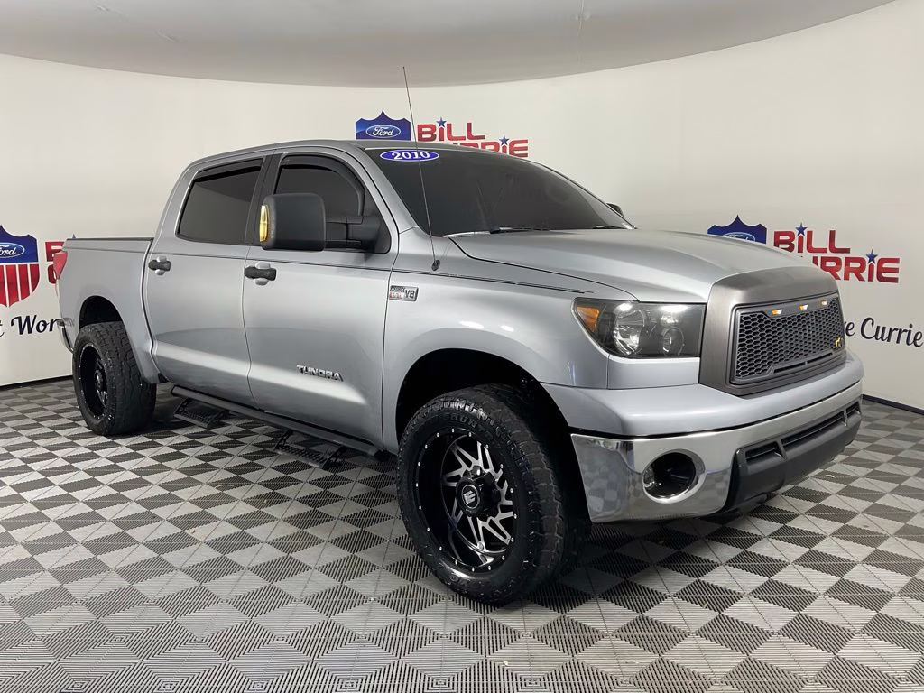 2010 Silver Sky Metallic Toyota Tundra CREWMAX 5.7L V8 RWD Truck
