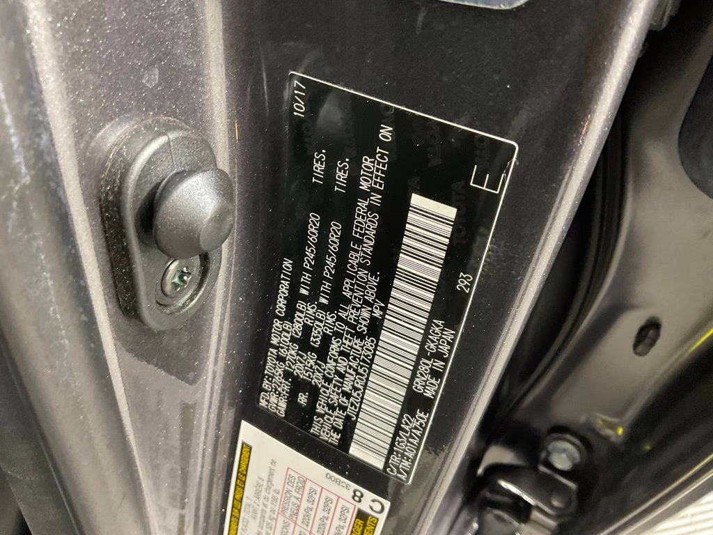 2018 Magnetic Gray Metallic Toyota 4Runner Limited RWD SUV