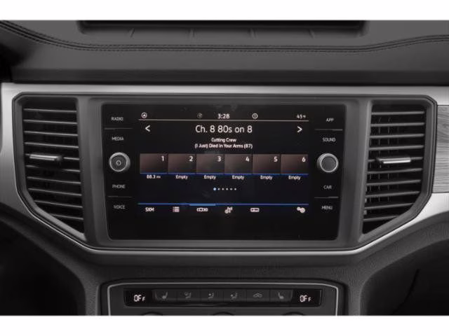 2021 Pure White Volkswagen Atlas Cross Sport 2.0T SE w/Technology FWD SUV