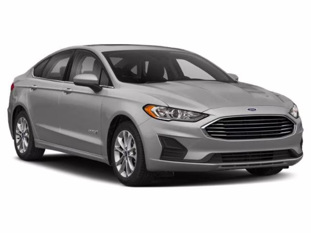 2019 Ruby Red Metallic Ford Fusion Hybrid SE FWD Sedan