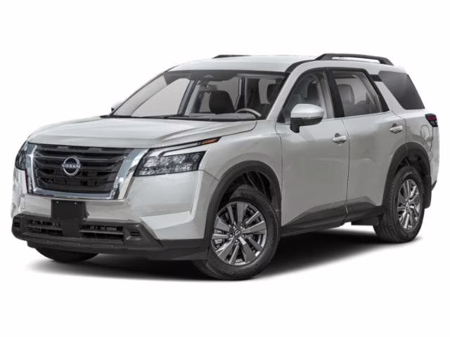 2025 Brilliant Silver Metallic Nissan Pathfinder SV FWD SUV