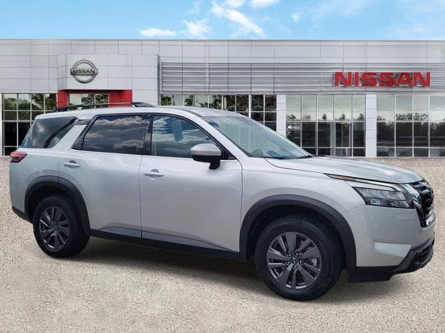 2025 Brilliant Silver Metallic Nissan Pathfinder SV FWD SUV