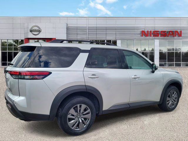 2025 Brilliant Silver Metallic Nissan Pathfinder SV FWD SUV