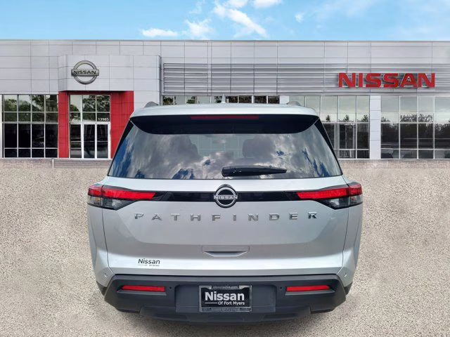 2025 Brilliant Silver Metallic Nissan Pathfinder SV FWD SUV