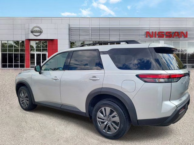2025 Brilliant Silver Metallic Nissan Pathfinder SV FWD SUV