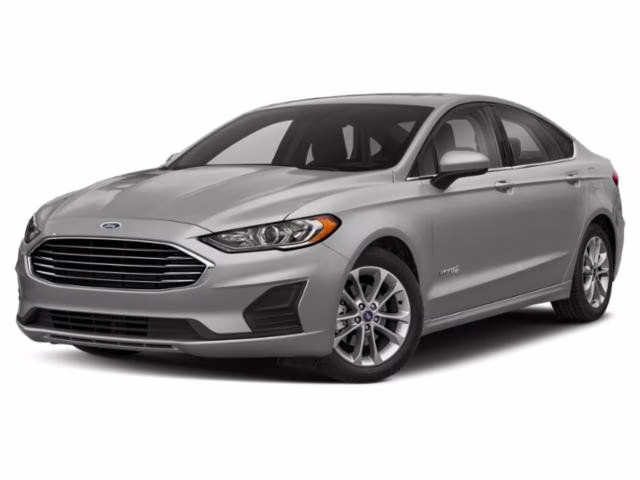 2019 Ruby Red Metallic Ford Fusion Hybrid SE FWD Sedan