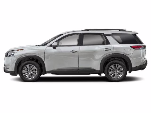 2025 Brilliant Silver Metallic Nissan Pathfinder SV FWD SUV