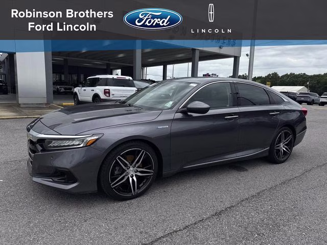 2022 Gray Honda Accord Hybrid Touring FWD Sedan