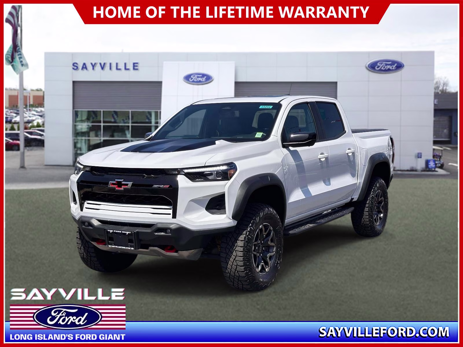 2023 Summit White Chevrolet Colorado 4WD Crew Cab ZR2 4X4 Truck