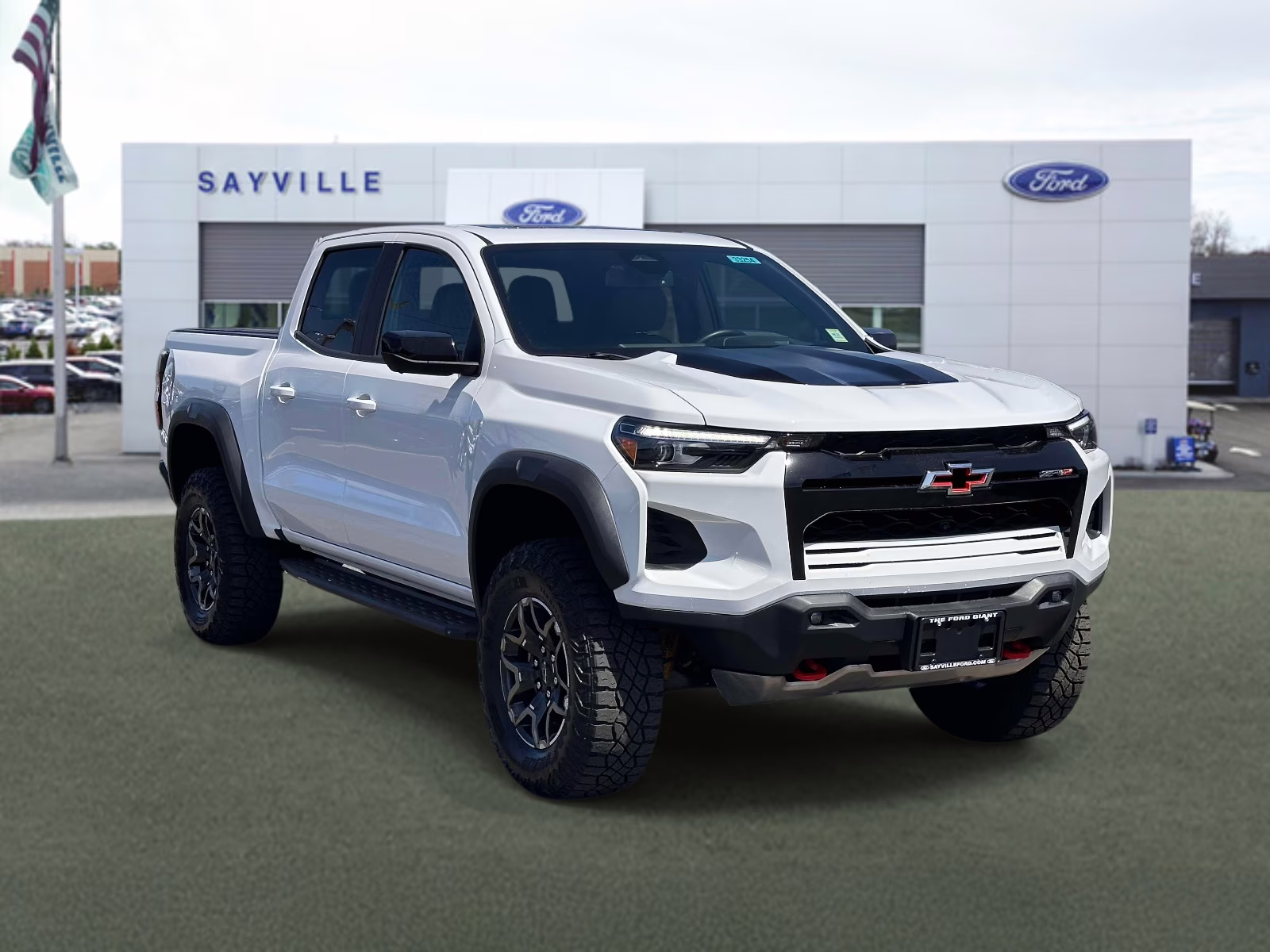 2023 Summit White Chevrolet Colorado 4WD Crew Cab ZR2 4X4 Truck