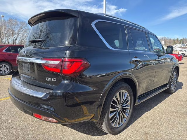 2019 Black Obsidian INFINITI QX80 LUXE 4X4 SUV
