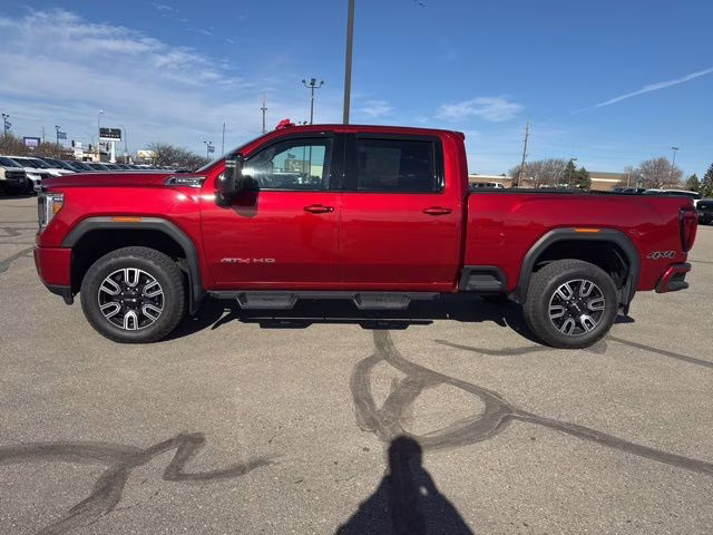 2021 Cayenne Red Tintcoat GMC Sierra 2500HD AT4 4X4 Truck