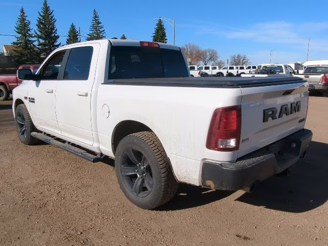 2017 Bright White Clearcoat Ram 1500 Night 4X4 Truck