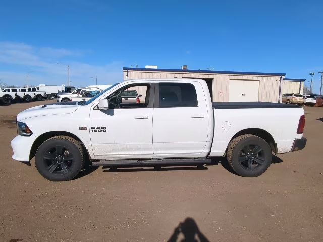 2017 Bright White Clearcoat Ram 1500 Night 4X4 Truck