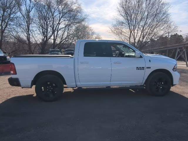 2017 Bright White Clearcoat Ram 1500 Night 4X4 Truck