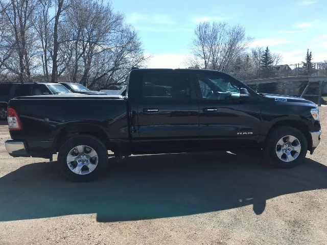 2019 Diamond Black Crystal Pearlcoat Ram 1500 Big Horn 4X4 Truck