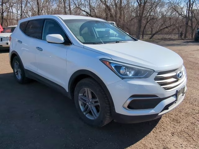 2018 Pearl White Hyundai Santa Fe Sport 2.4 Base AWD SUV