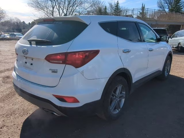 2018 Pearl White Hyundai Santa Fe Sport 2.4 Base AWD SUV