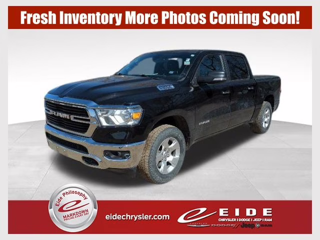 2019 Diamond Black Crystal Pearlcoat Ram 1500 Big Horn 4X4 Truck