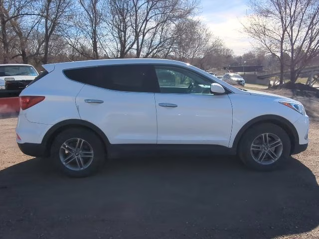 2018 Pearl White Hyundai Santa Fe Sport 2.4 Base AWD SUV