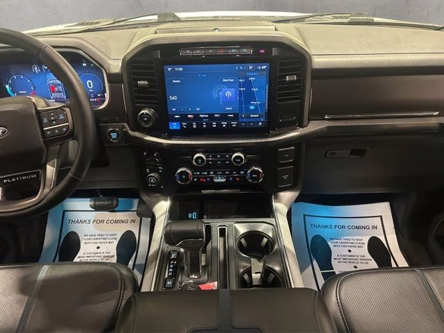 2024 Star White Metallic Tri-Coat Ford F-150 Platinum 4X4 Truck