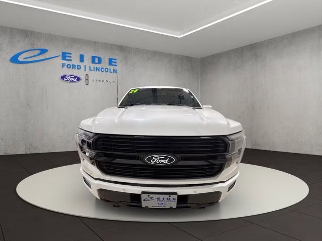 2024 Star White Metallic Tri-Coat Ford F-150 Platinum 4X4 Truck