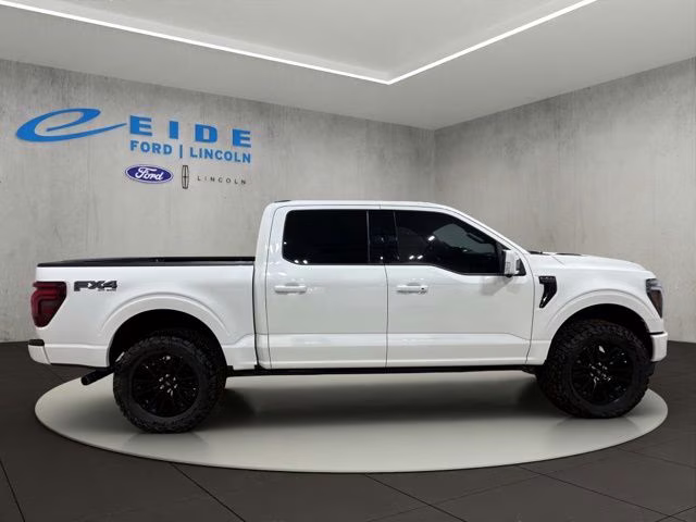 2024 Star White Metallic Tri-Coat Ford F-150 Platinum 4X4 Truck