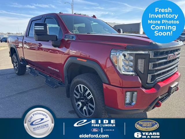 2021 Cayenne Red Tintcoat GMC Sierra 2500HD AT4 4X4 Truck