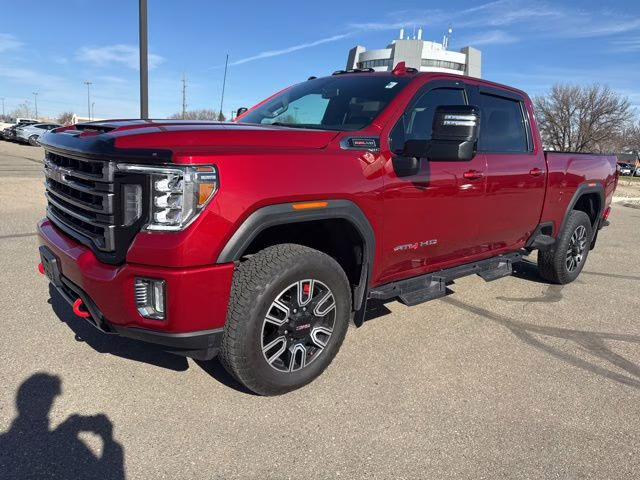 2021 Cayenne Red Tintcoat GMC Sierra 2500HD AT4 4X4 Truck
