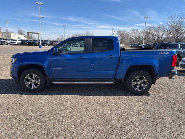 2018 Kinetic Blue Metallic Chevrolet Colorado Z71 4X4 Truck
