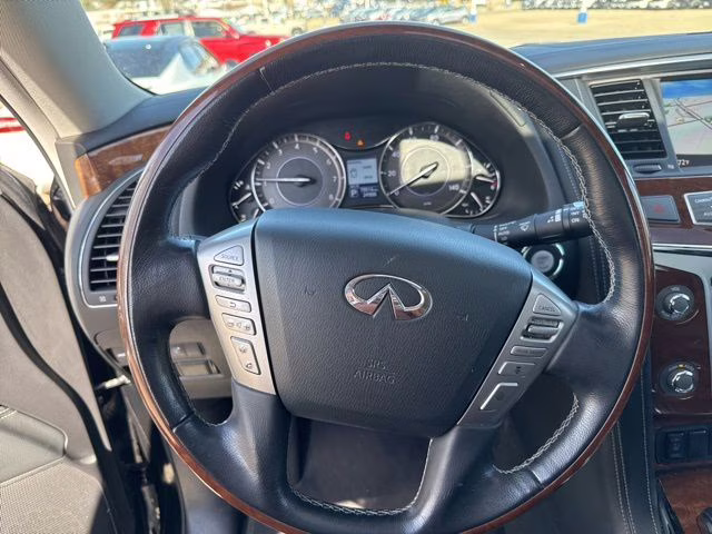 2019 Black Obsidian INFINITI QX80 LUXE 4X4 SUV