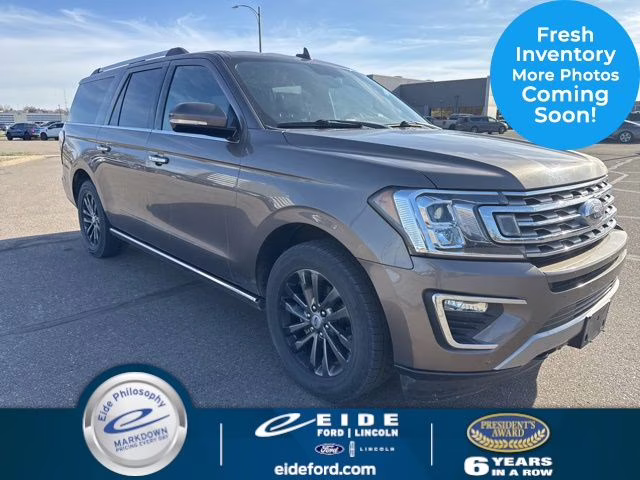 2019 Stone Gray Metallic Ford Expedition Max Limited 4X4 SUV