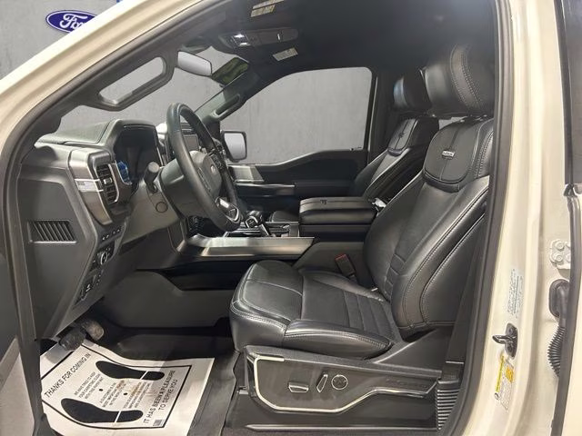 2024 Star White Metallic Tri-Coat Ford F-150 Platinum 4X4 Truck