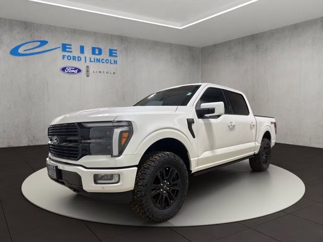 2024 Star White Metallic Tri-Coat Ford F-150 Platinum 4X4 Truck
