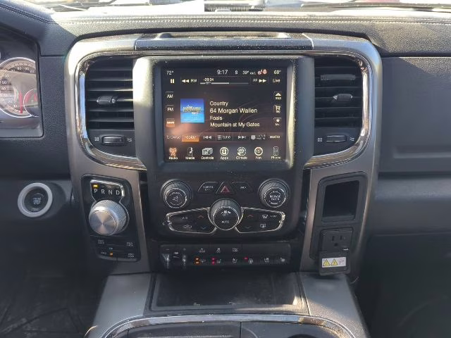 2017 Bright White Clearcoat Ram 1500 Night 4X4 Truck