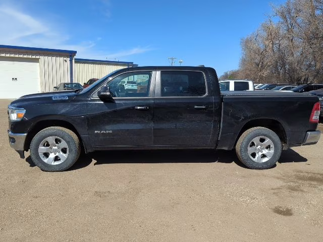 2019 Diamond Black Crystal Pearlcoat Ram 1500 Big Horn 4X4 Truck