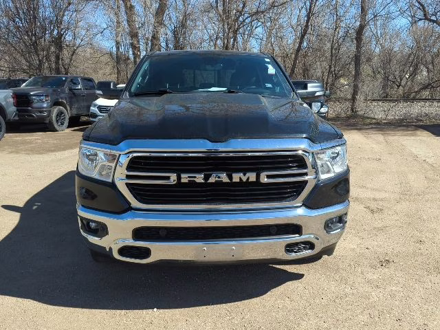 2019 Diamond Black Crystal Pearlcoat Ram 1500 Big Horn 4X4 Truck