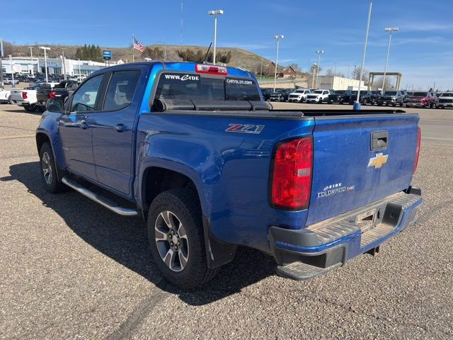 2018 Kinetic Blue Metallic Chevrolet Colorado Z71 4X4 Truck