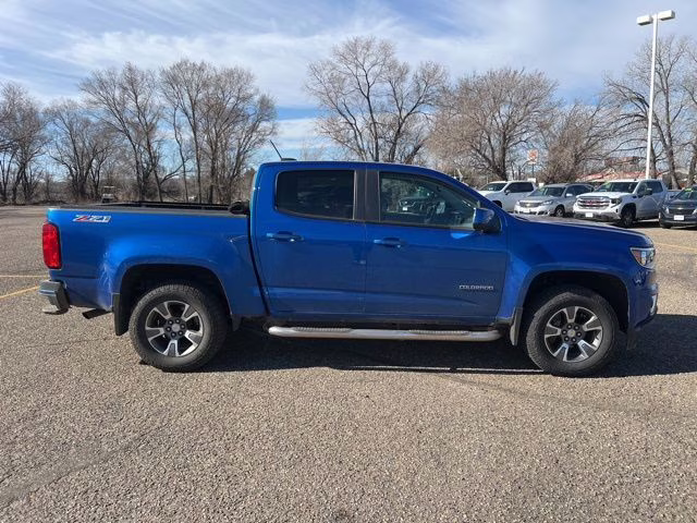 2018 Kinetic Blue Metallic Chevrolet Colorado Z71 4X4 Truck