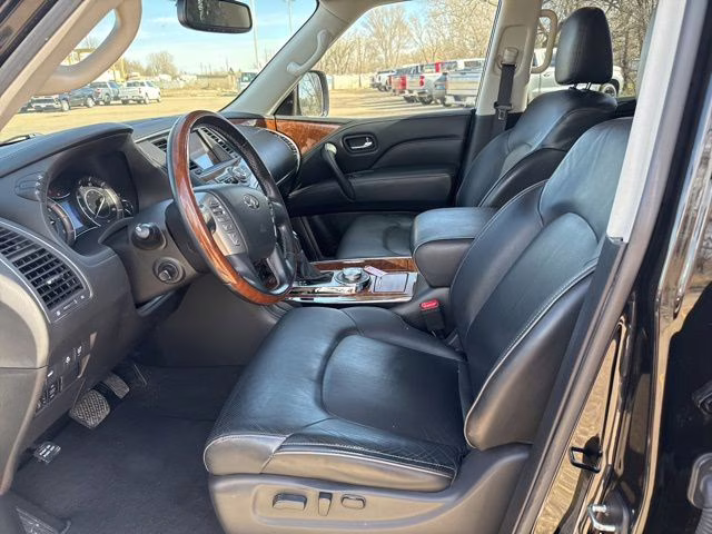 2019 Black Obsidian INFINITI QX80 LUXE 4X4 SUV