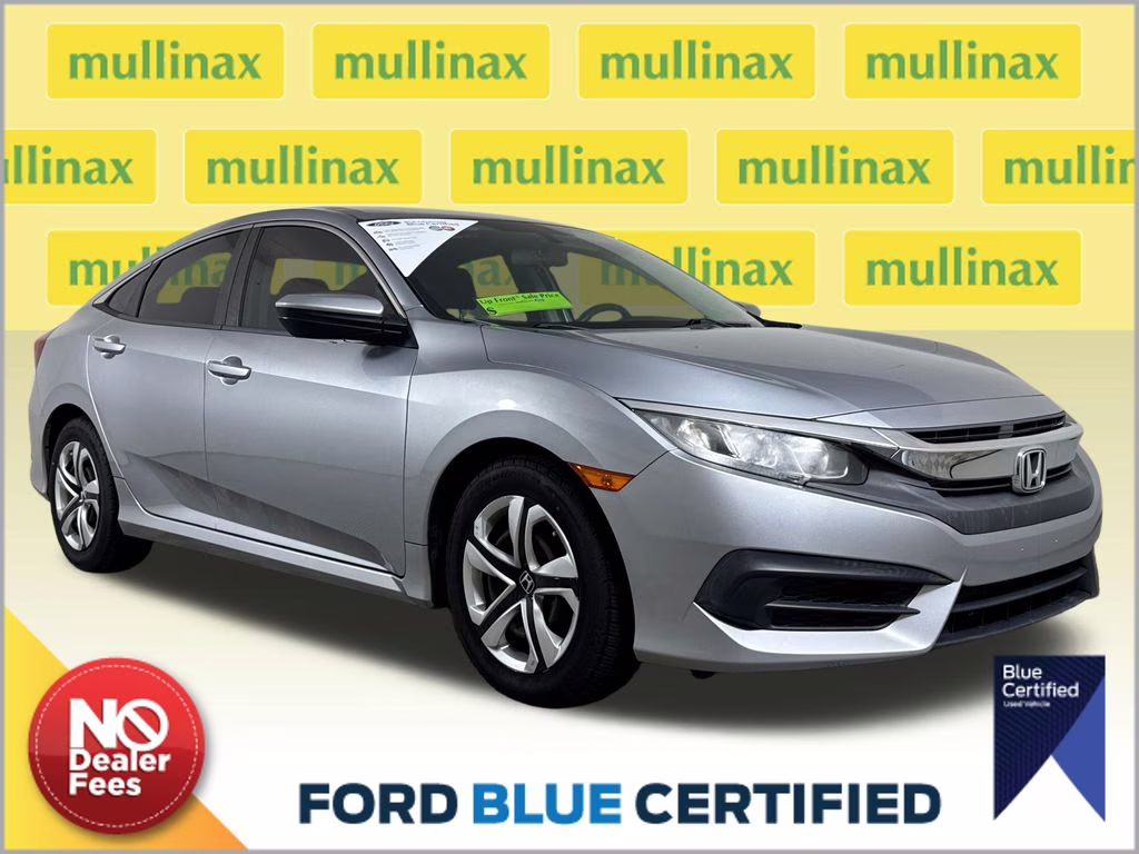 2017 Lunar Silver Metallic Honda Civic LX FWD Sedan