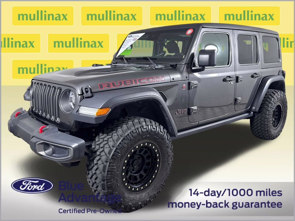 2019 Granite Crystal Metallic Clearcoat Jeep Wrangler Unlimited Rubicon 4X4 SUV