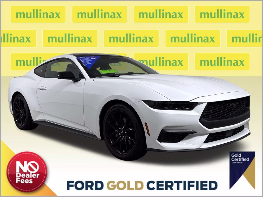 2024 Oxford White Ford Mustang EcoBoost Premium RWD Coupe
