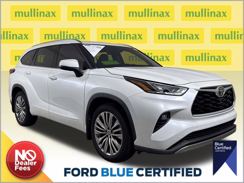 2022 Wind Chill Pearl Toyota Highlander Platinum AWD SUV